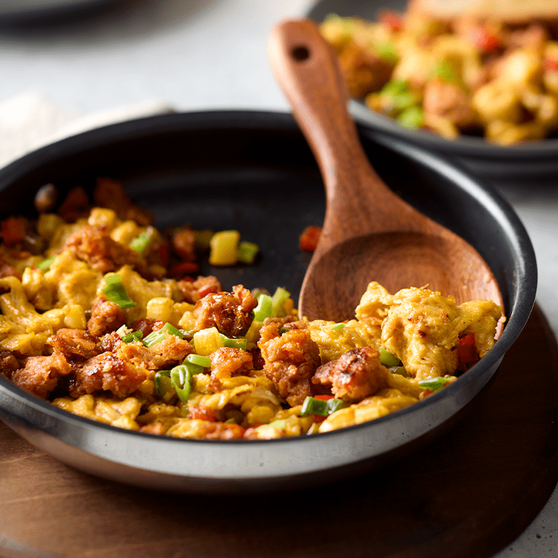 Beyond Cajun Sausage Scramble