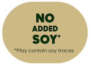 No Added Soy - May contain traces of soy